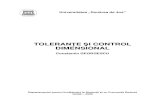 Tolerante Si Control Dimensional - Constantin GEORGESCU