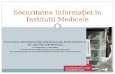 Securitatea Informatiei in Institutii Medicale