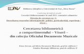 Elena Ţurcan, Ariadna Musteaţă: Cercetarea bibliometrică a compartimentului Vioara