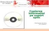 Copierea informatiei pe suport optic