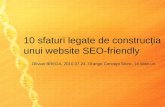2010.07.24 Olivian BREDA - 10 sfaturi legate de constructia unui website SEO-friendly