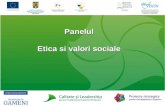 Panel Etica si valori sociale - 27.09.2010