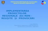 Implementarea proiectelor - Liuba Băbălău, specialist în elaborarea, implementarea și monitorizarea proiectelor, ADR Nord