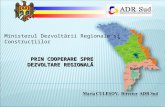 Prezentare pentru conferinta Cooperare Teritorială Moldova-Ukraina