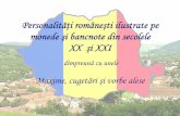 Personalităţi româneşti pe monede şi bancnote de la 1900 până în prezent - decembrie 2013