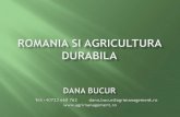 Romania si agricultura durabila