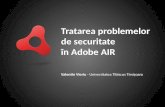 Tratarea problemelor de securitate in Adobe AIR