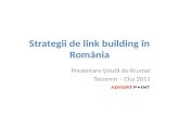 Link building  Tecomm Cluj