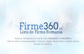 Firme360 Lista de Firme Romania