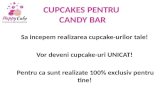 Cupcakes pentru candy bar