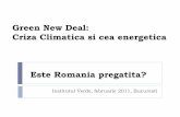 Green New Deal: Criza Climatica si cea energetica