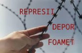 Represii. Deportari. Foamete