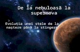 De la nebuloasă la supernova(3)