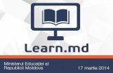 Learn.md   17 martie 2014 - ministerul educatiei