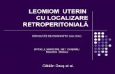 RETROPERITONEAL LEIOMYOMA DR. Catalin CAUS