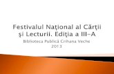 Festivalul naţional al cărţii şi lecturii