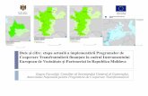 Eugen Furculiță, Cancelaria de Stat - Date și cifre: etapa actuală a implementării Programelor de Cooperare Transfrontalieră finanțate în cadrul Instrumentului European de