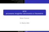GCX - procesarea imaginilor astronomice si fotmetrie (lightning talk)