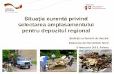 Situaţia curentă privind selectarea amplasamentului pentru depozitul regional de deșeuri în raionul Edineț