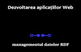 WADe 2014—2015 (06/12): Semantic Web—Managementul datelor RDF. Interogarea datelor RDF cu SPARQL