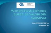 Bursa de valori Varsovia. WArsaw Stock Exchange