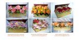 Aranjamente florale in suport tip Carte