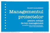 Managementul proiectelor pentru top management - Evolutiv