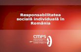Responsabilitatea sociala individuala in Romania