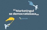Bogdan Aron - Marketingul se democratizeaza (2013.10.29, The HUB Bucharest)