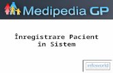 Inregistrare pacient in sistem