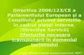 Directiva Servicii in domeniul turismului (Argatu Mihaela MDRT)