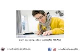 Cum sa completezi formularul UCAS pentru a aplica la studii in Anglia