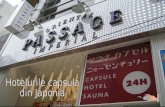 Hotelurile capsulă din Japonia