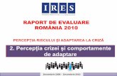 Raport de-evaluare-romania-2010 perceptia-crizei-si-comportamente-de-adaptare