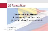 Prezentare lansare studiu „Moldova și Rusia: între relații comerciale și dependență economică”