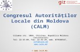 Ion Beschieru, Congresul Autorităţilor Locale din Moldova (CALM)  -  Prezentarea studiului de referinţă al Cooperării Intercomunitare în Republica Moldova