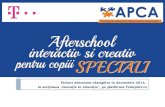 „Afterschool interactiv și creativ pentru copiii SPECIALI”