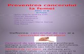 Prevenirea Cancerului La Femei-tema 7-Grupa 7