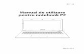Manual de utilizare pentru notebook PC