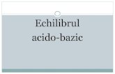 Echilibrul acido-bazic