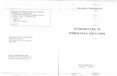 Introducere in Psihologia Educatiei (Alexandru Huditeanu) 2002