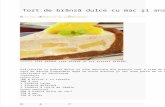 Tort de Brânză Dulce Cu Mac Şi Ananas