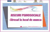 Riscurile psihosociale