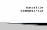 Matemateriale promotionaleriale promoţionale