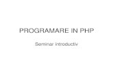 Programare in Php