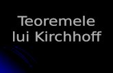 Teoremele Lui Kirchhoff