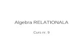 Curs 11 Algebra Relationala RECUPERARE