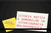 Istoria Antica a Romanilor in Istoriografia Moldoveneasca