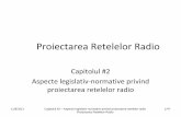 Capitolul 2 - Partea I - Aspecte Legislativ-normative Privind Proiectarea Retelelor Radio