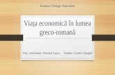 Viata Economica Din Lumea Greco-romana